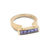 Blue diamonds ring - shiri tam fine jewelry