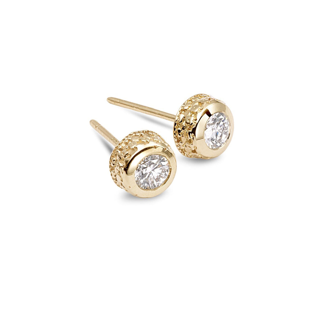 Diamond stud earrings - shiri tam fine jewelry