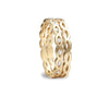 Stack marquis midi band rings with half way diamonds - shiri tam fine jewelry